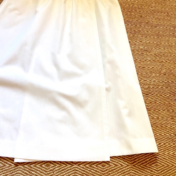 Vintage | White A-Line Wrap Skirt - Picture 8 of 11